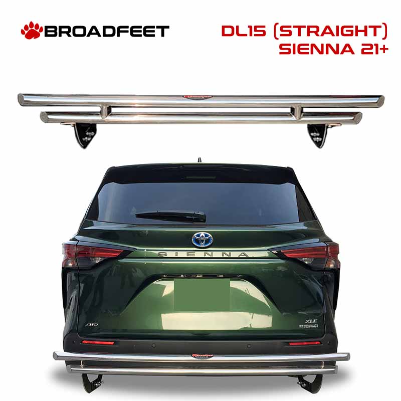 Rear Double Layer DL15 Bumper Guard fits Toyota Sienna 2021 2025