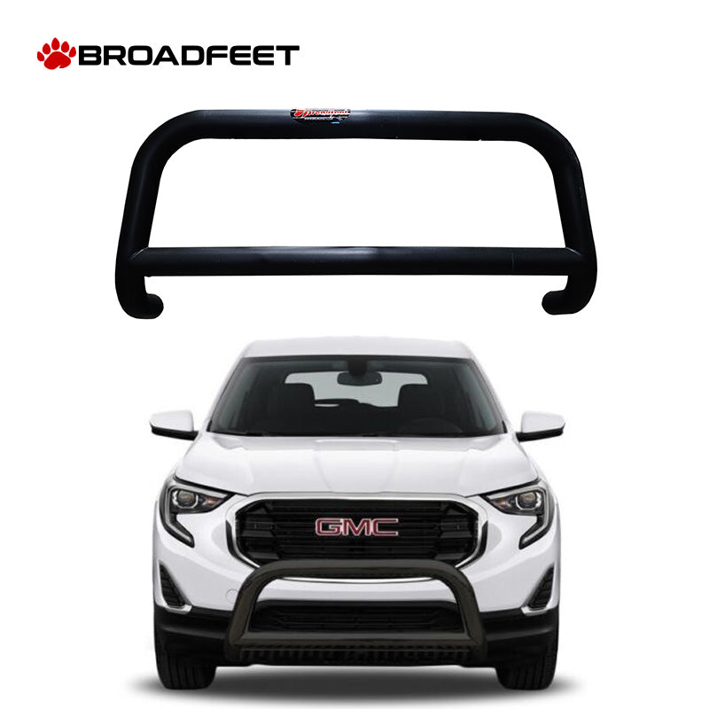 Front A-Bar / Nudge Bar Bumper Guard (DC6) fits GMC Terrain 2018-2023 & Chevrolet Equinox 2018-2023 & Chevrolet Trailblazer 2024-2025 & Chevrolet Trax 2015-2022 in Stainless Steel