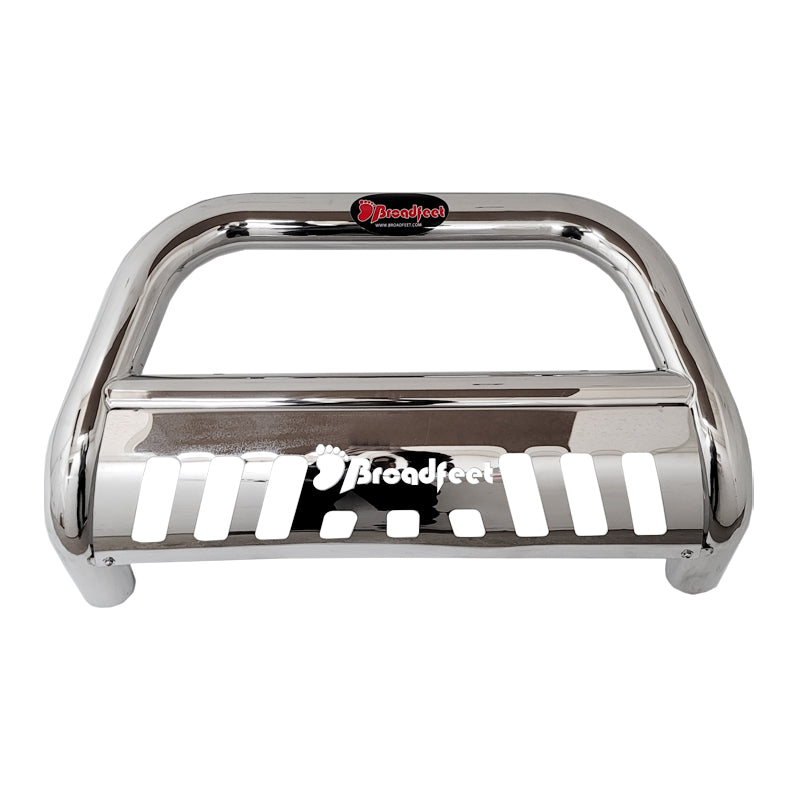 Universal 3' Bull Bar with Skid Plate in Stainless Steel