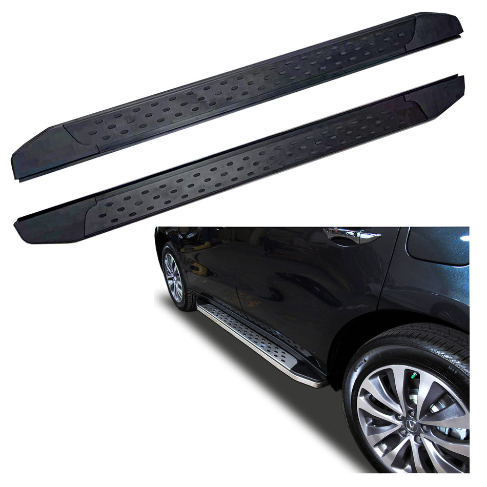 Running Boards R22 Series (RB175 BLACK) fits Acura MDX 2007-2009