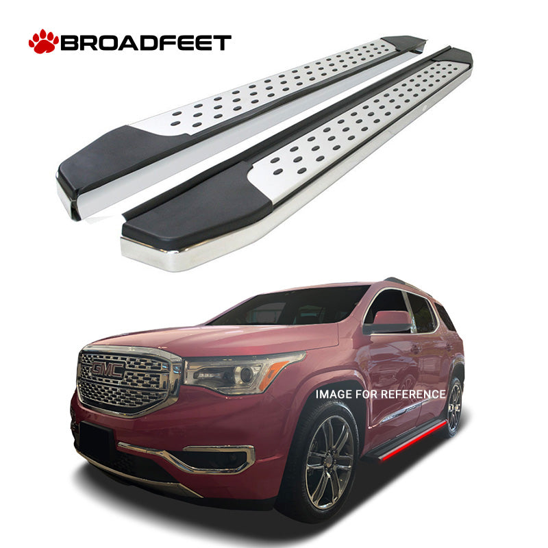 Running Boards R22 Series (RB185) fits GMC Acadia NOT DENALI Models 2007-2016 || Chevrolet Traverse 2009-2017 || Buick Enclave 2008-2009 || GMC Acadia Limited 2017-2017 || Saturn Outlook 2007-2010 in Black