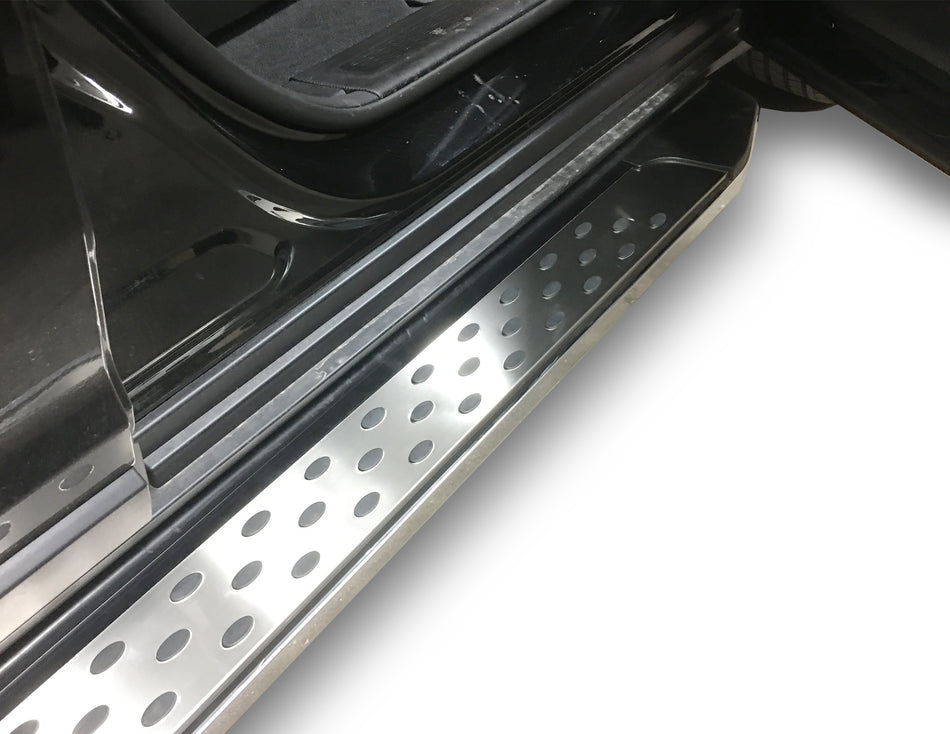 Running Board Series (RB185) fits Jeep Grand Cherokee 2022-2024 & Jeep Grand Cherokee L 2021-2024 in Stainless Steel