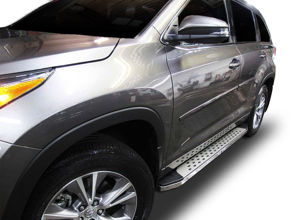 Running Board Series (RB185) fits Toyota Highlander 2014-2019 in Stainless Steel